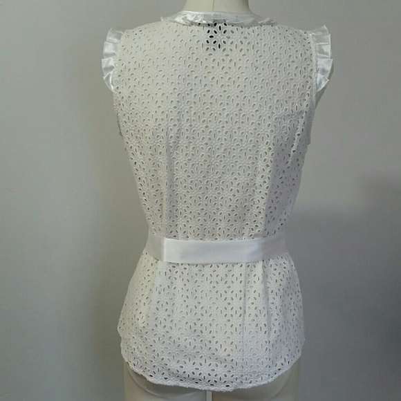 INC International Concepts Eyelet Top - Picture 2 of 6